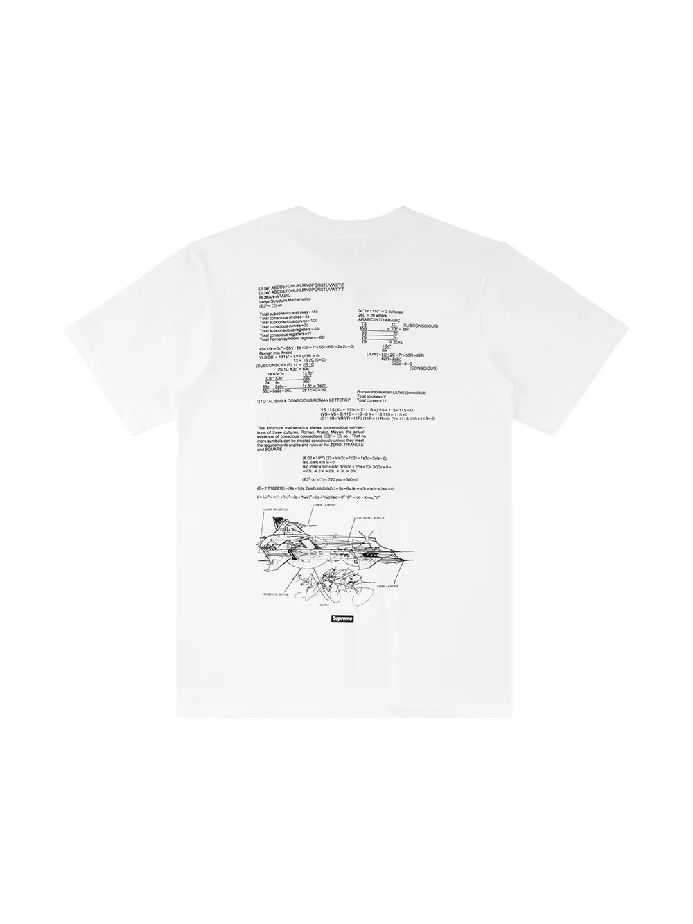 Supreme x Rammellzee graphic-print T-shirt